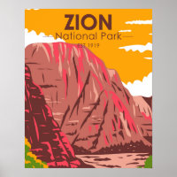 Zion National Park Utah Vintage