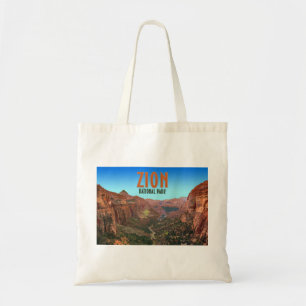 Zion National Park Utah Vintage Tote Bag