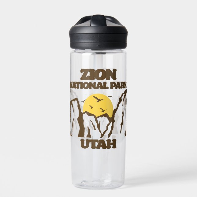 Zion National Park Water Bottle (Front)