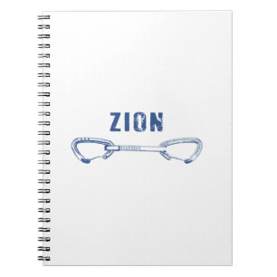 Zion Rock Climbing Quickdraw Notebook