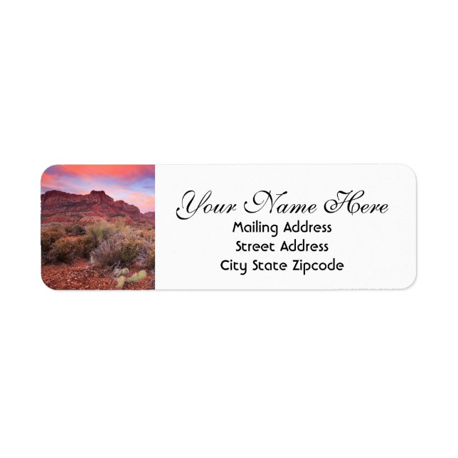 Zion Sunset Return Address (Front)