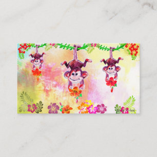 Zion The Monkey Business Cards