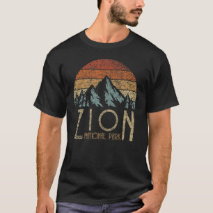 Zion Utah Beehive State National Parks Mighty 5 Re T-Shirt