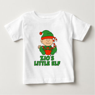 Zio's Little Elf Baby T-Shirt