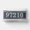 Zip Code Blue White New Home Housewarming