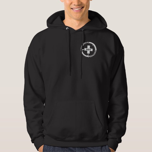 Zip Hoodie - Logo front, Mission back (Front)