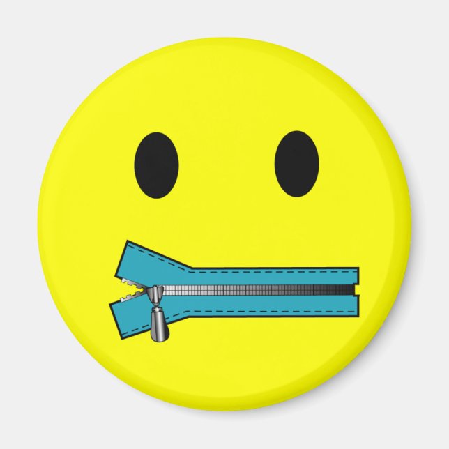 'zip it FACE MAGNET (Front)