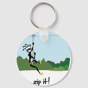 "Zip It!" Key Ring