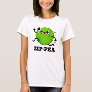 Zip-pea Funny Zippy Pea Pun  T-Shirt