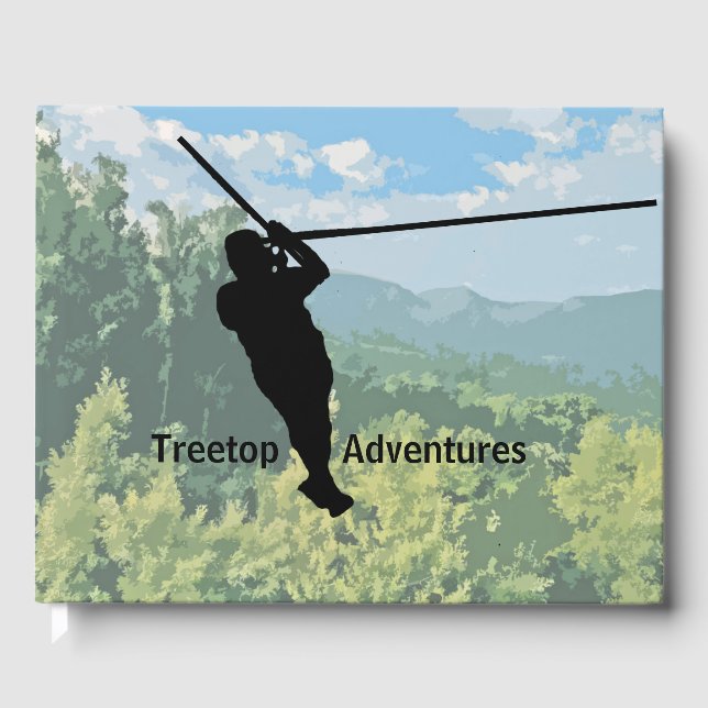 Zipline Adventures Design  Guest Book (Front)