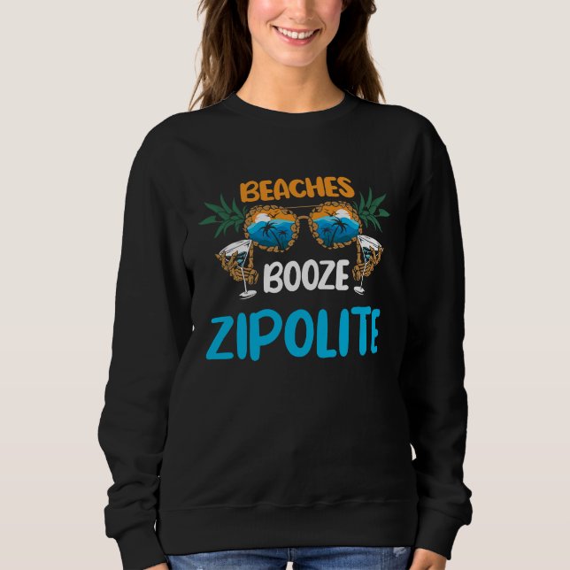 Zipolite Beaches Mexico Vacation Party Matching Sweatshirt (Front)