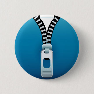 Zipper 6 Cm Round Badge