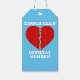 Zipper Club Heart Surgery Recovery Open Heart Bypa Gift Tags