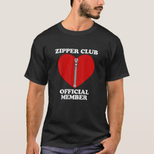 Zipper Club Heart Surgery Recovery Open Heart Bypa T-Shirt