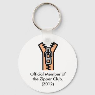 Zipper Club Key Ring