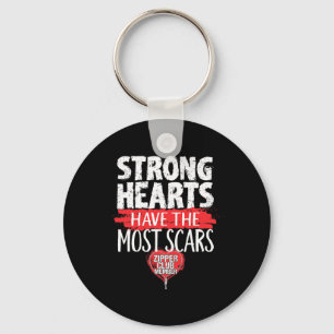 Zipper Club Member Open Heart Surgery Survivor  Key Ring
