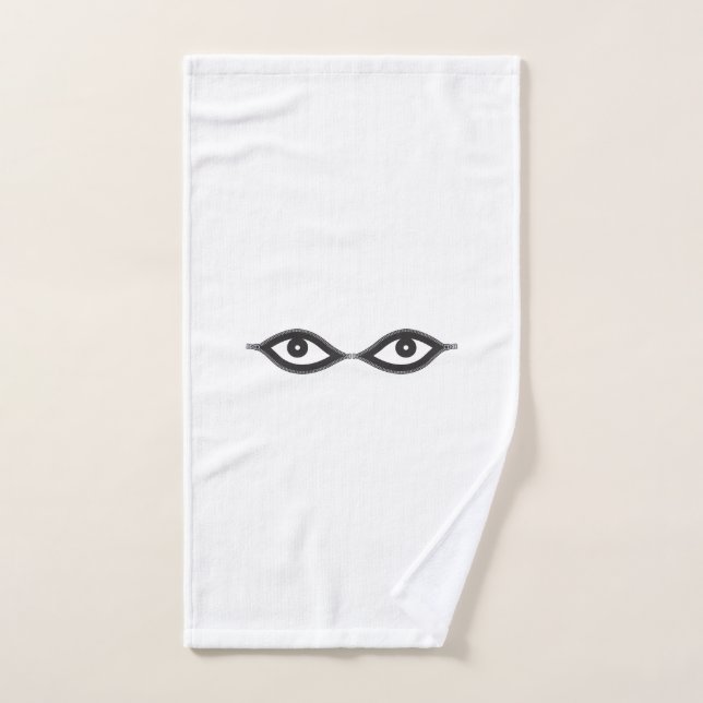 Zipper Eyes Hand Towel (Hand Towel)