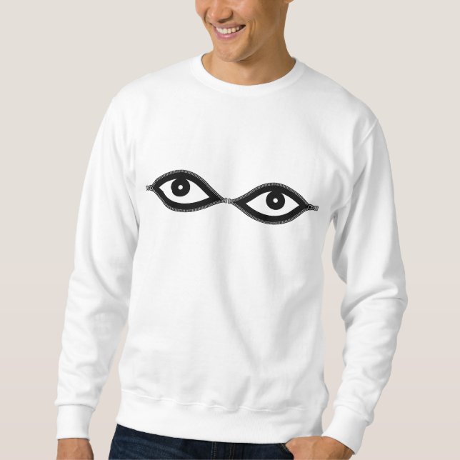 Zipper Eyes Sweatshirt (Front)