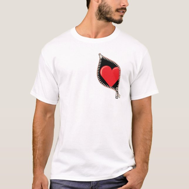 Zipper Heart T-Shirt (Front)