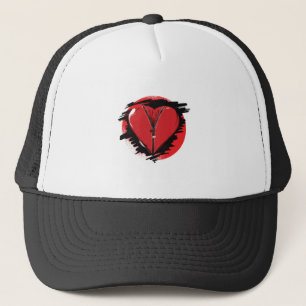 Zipper Heart Trucker Hat