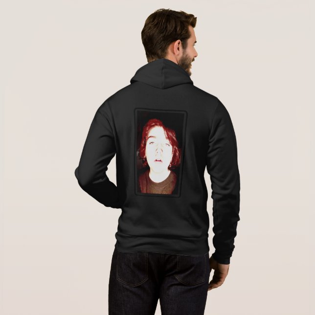 Zipper Hoodie Sweatshirt (Back Full)