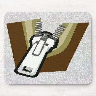 "Zipper On A Mousepad" Mouse Pad