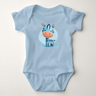 Zippity the Zebra – Cute Safari Baby Bodysuit