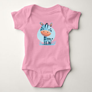 Zippity the Zebra – Cute Safari Baby Bodysuit