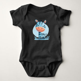 Zippity the Zebra – Cute Safari Baby Bodysuit