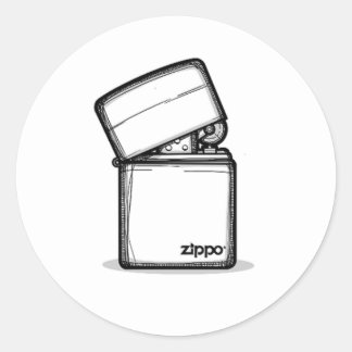 Zippo Classic Round Sticker