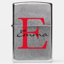 ZIPPO LIGHTER CUSTOM NAME "EMMA"