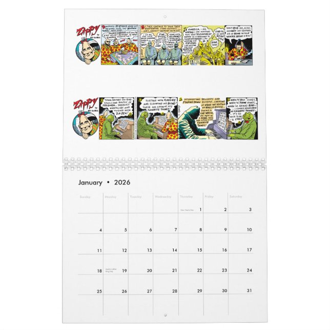 ZIPPY CALENDAR 2013 (Jan 2026)