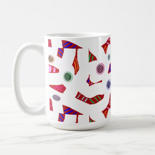 Zippy Doo Dah patterns seen is not forgotten ! Coffee Mug (Left)