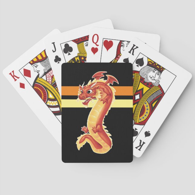 Zippy Dragon Playing Cards (Back)