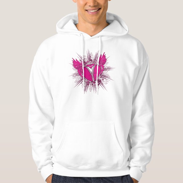 Zippy Heart Hoody (Front)
