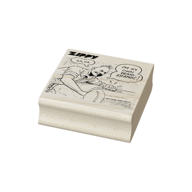 Zippy is his own demographic! rubber stamp (Stamp)