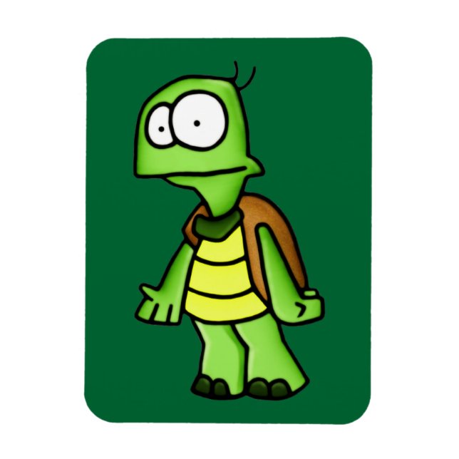 Zippy the Turtle Magnet (Vertical)