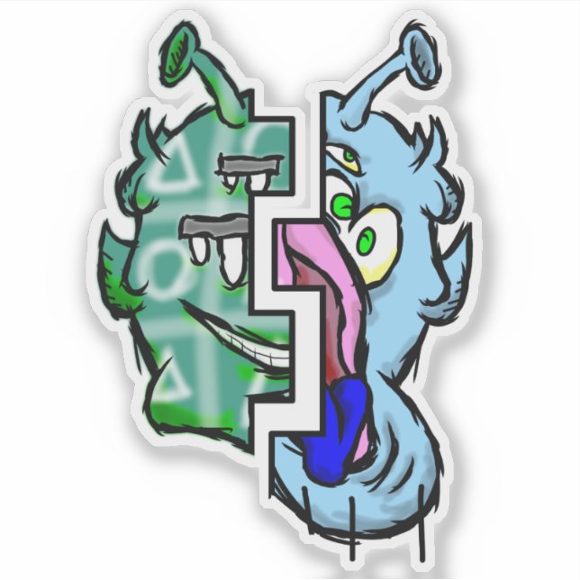 Zippy Trippy Alien Dazs 2-Face Xo/Ice (Front)