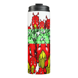 Zippy Trippy Alien Dazs Green-Tooth Thermal Tumbler