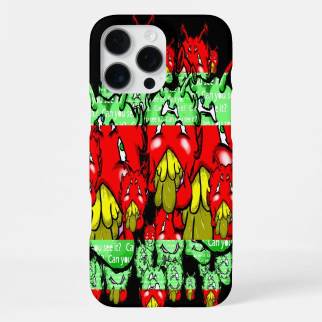Zippy Trippy Alien Dazs iPhone Case (Back)