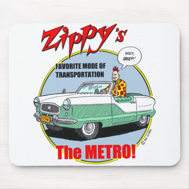 Zippy's Metro Mousepad (Front)