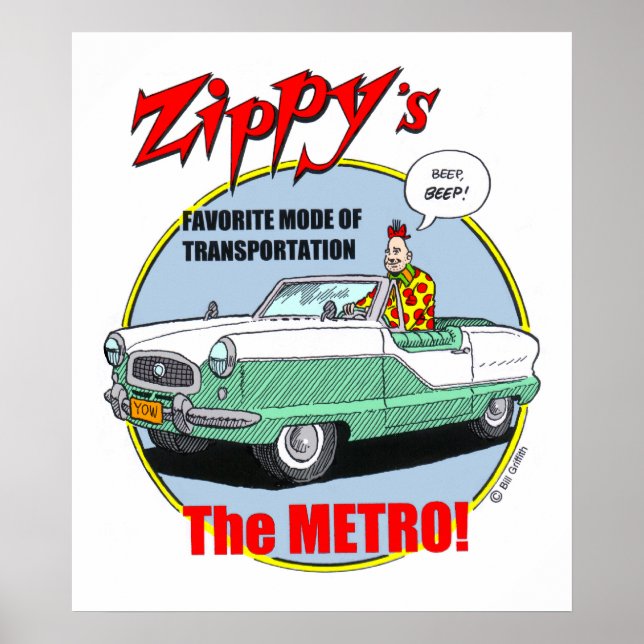 Zippy's Metro Poster (Front)