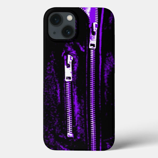 Zips Purple print Case-Mate iPhone Case (Back)