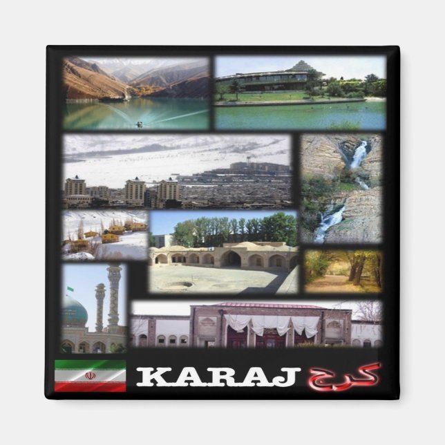 zIR003 KARAJ, Iran, Middle East, Asia, Fridge Magnet (Front)