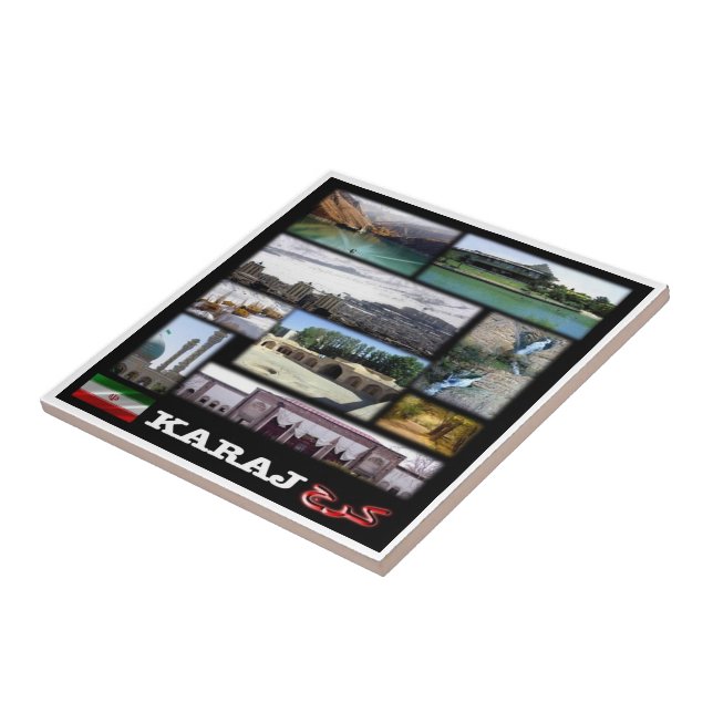 zIR003 KARAJ, Iran, Middle East, Asia, Tile (Side)