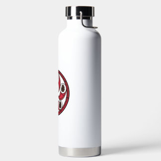 Zisa hex sign on a water bottle