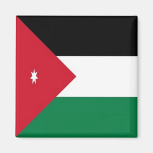 zJO001 Jordanian FLAG Jordan, Fridge Magnet