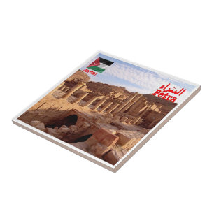 zJO022 PETRA Antique Columns, Jordan, Asia, Tile