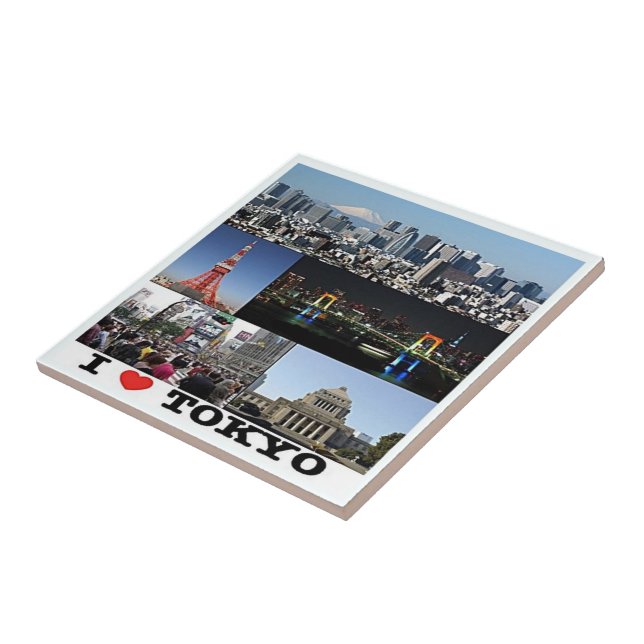 zJP003 i love TOKYO, Japan, Asia, Tile (Side)