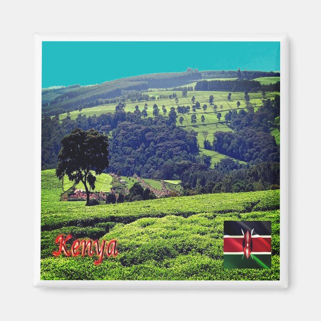 zKE004 KENYA, Panorama, Africa, Fridge Magnet (Front)
